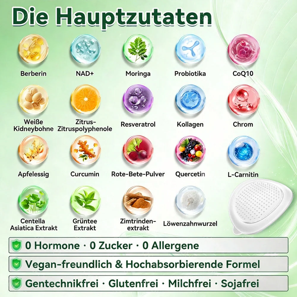 ✅Neu eingetroffen✅💪Purelora® Moringa Berberinex NAD+ 10-in-1 Nano-Mikronadel-Patch (Nur einmal täglich, sichtbare Veränderungen in 7 Tagen) ✅ Für Übergewicht, lockere Haut, Diabetes, Schlafapnoe, Gelenkprobleme und mehr - Image 4