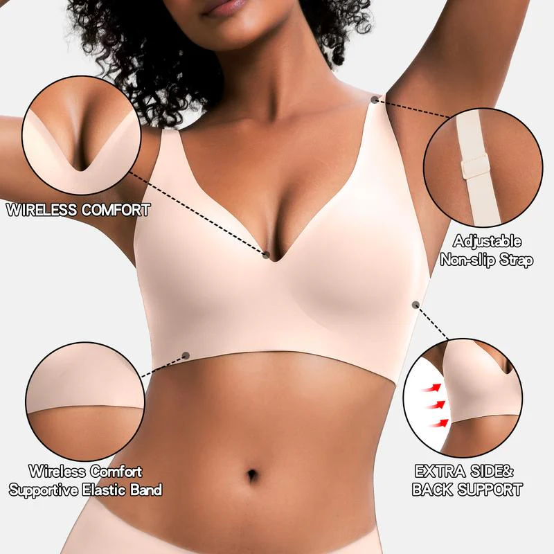 【new】Lymphatic Drainage Fat‑Burning Detoxification Womens Comfortable Shaping Powerful Lifting Bras - Image 4