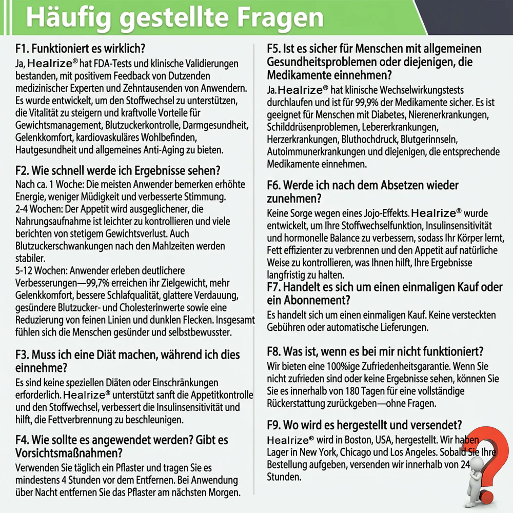 Offizieller Shop | 🩹🔬 Healrize® Moringa Berberinex NAD+ 10-in-1 Nano-Mikronadel-Patch (Nur einmal täglich, sichtbare Veränderungen in 7 Tagen) ✅ Für Übergewicht, lockere Haut, Diabetes, Schlafapnoe, Gelenkprobleme und mehr - Image 10