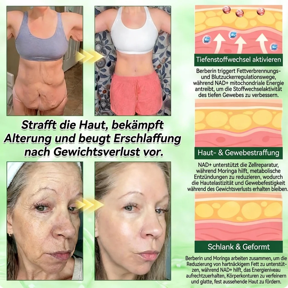 Offizieller Shop | 🩹🔬 Healrize® Moringa Berberinex NAD+ 10-in-1 Nano-Mikronadel-Patch (Nur einmal täglich, sichtbare Veränderungen in 7 Tagen) ✅ Für Übergewicht, lockere Haut, Diabetes, Schlafapnoe, Gelenkprobleme und mehr - Image 3