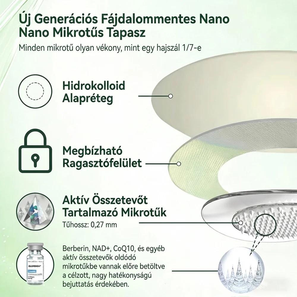 Offizieller Shop | 🩹🔬 Healrize® Moringa Berberinex NAD+ 10-in-1 Nano-Mikronadel-Patch (Nur einmal täglich, sichtbare Veränderungen in 7 Tagen) ✅ Für Übergewicht, lockere Haut, Diabetes, Schlafapnoe, Gelenkprobleme und mehr - Image 6