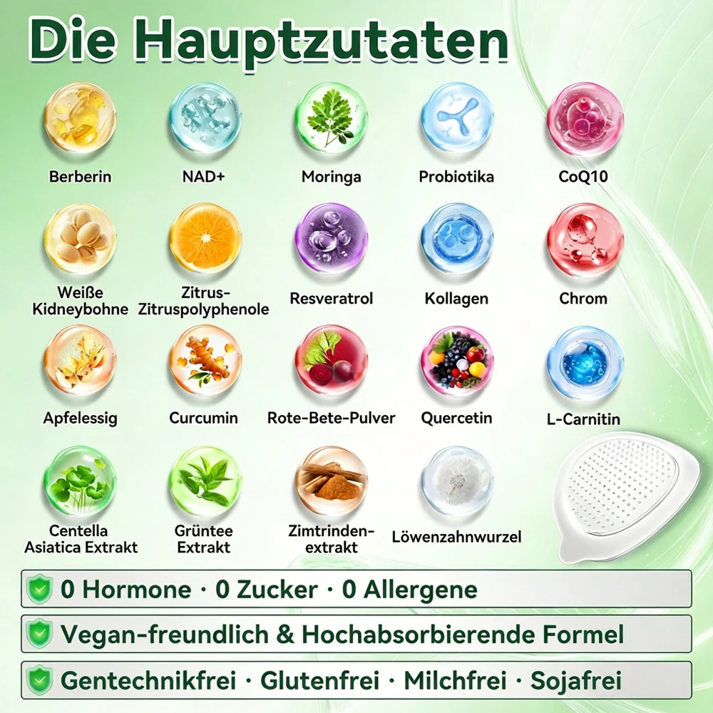 Offizieller Shop | 🩹🔬 Healrize® Moringa Berberinex NAD+ 10-in-1 Nano-Mikronadel-Patch (Nur einmal täglich, sichtbare Veränderungen in 7 Tagen) ✅ Für Übergewicht, lockere Haut, Diabetes, Schlafapnoe, Gelenkprobleme und mehr - Image 8