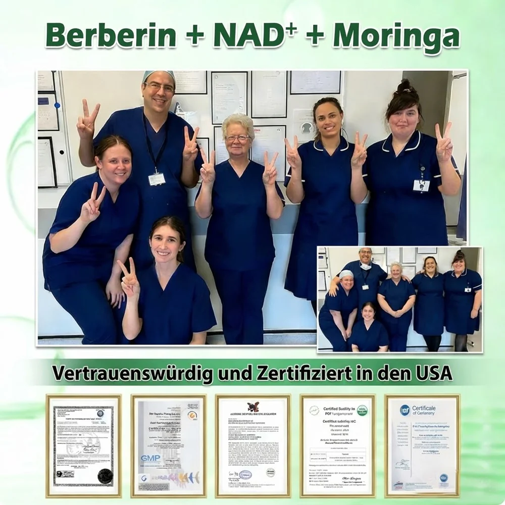 Offizieller Shop | 🩹🔬 Healrize® Moringa Berberinex NAD+ 10-in-1 Nano-Mikronadel-Patch (Nur einmal täglich, sichtbare Veränderungen in 7 Tagen) ✅ Für Übergewicht, lockere Haut, Diabetes, Schlafapnoe, Gelenkprobleme und mehr - Image 9