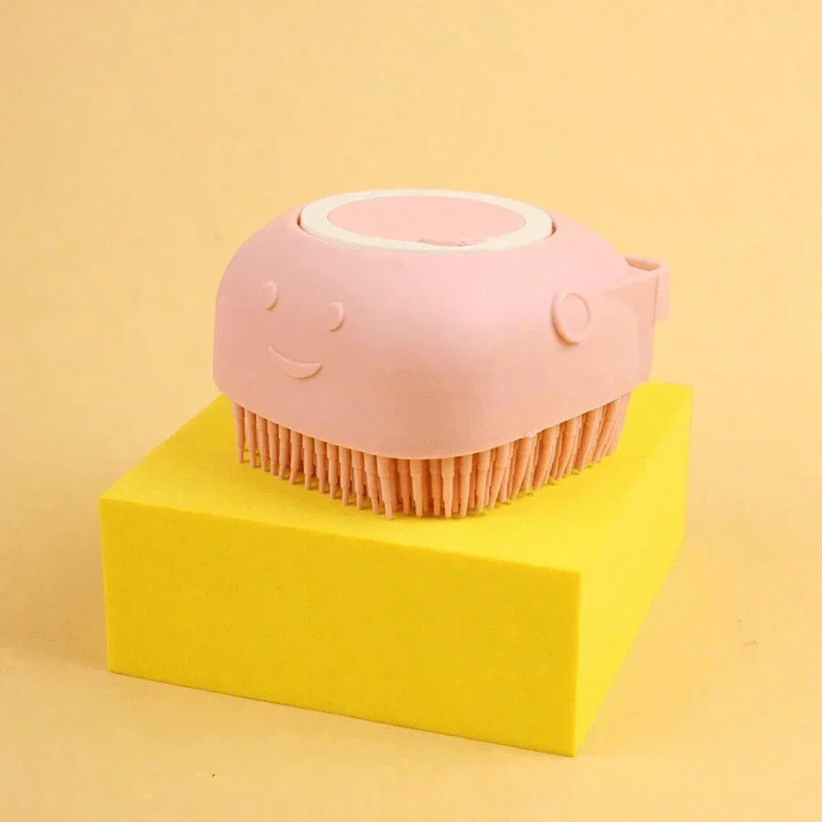 1pc Pet Bath Brush With Built-In Soap Reservoir, Suitable For Cats And Dogs - Image 3